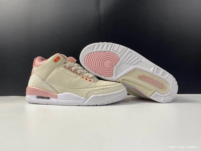 Rep Husky Jordan CK9246-116 Pink (W) Air Retro Sail 3 Rust 0717